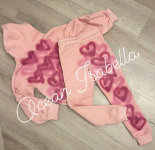 SPRAY RUCHED SLEEVE TRACKSUIT PINK