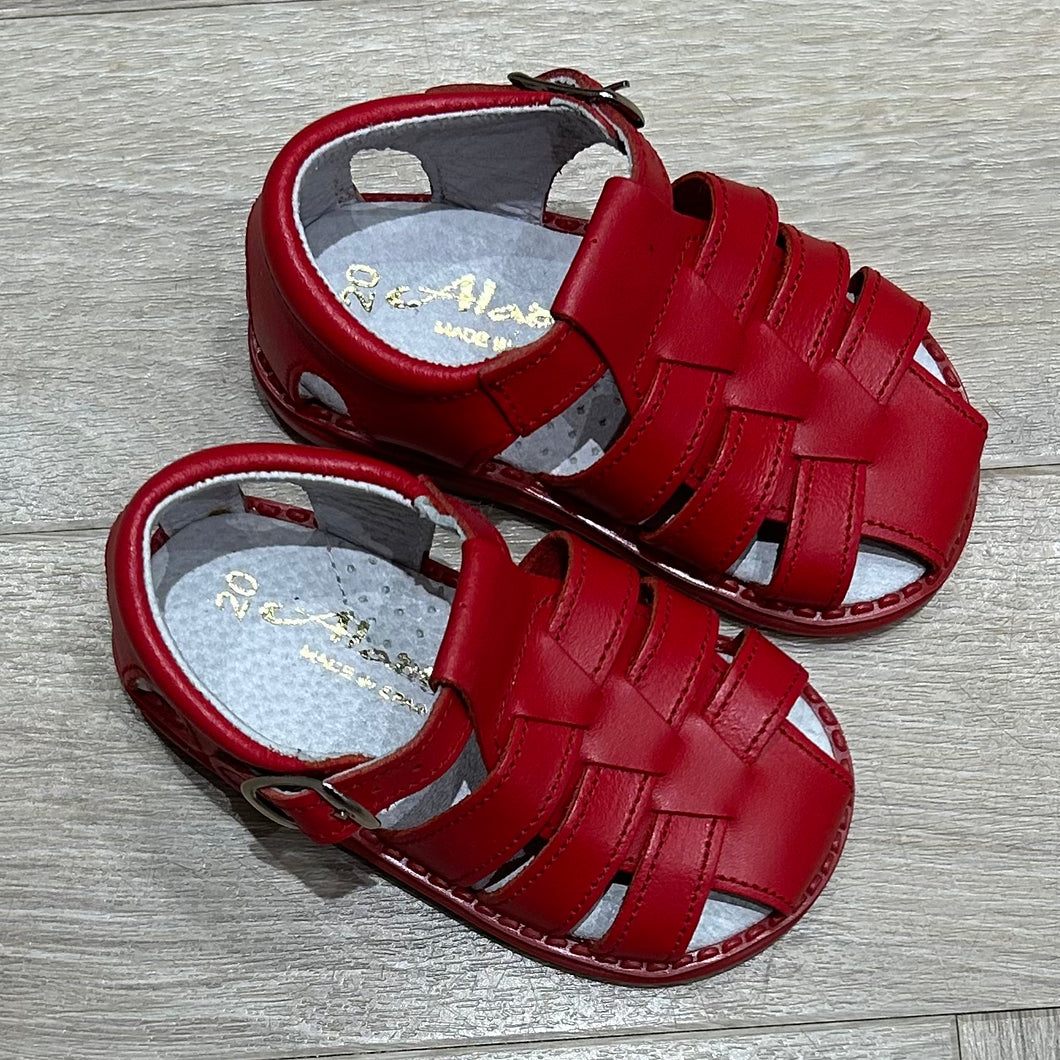 RED SANDALS