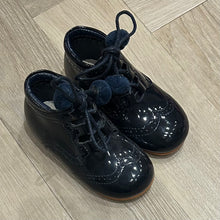 NAVY POM BOOTS