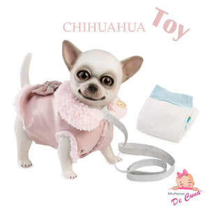 22100 Laika Reborn Chihuahua Pink Spanish Classic