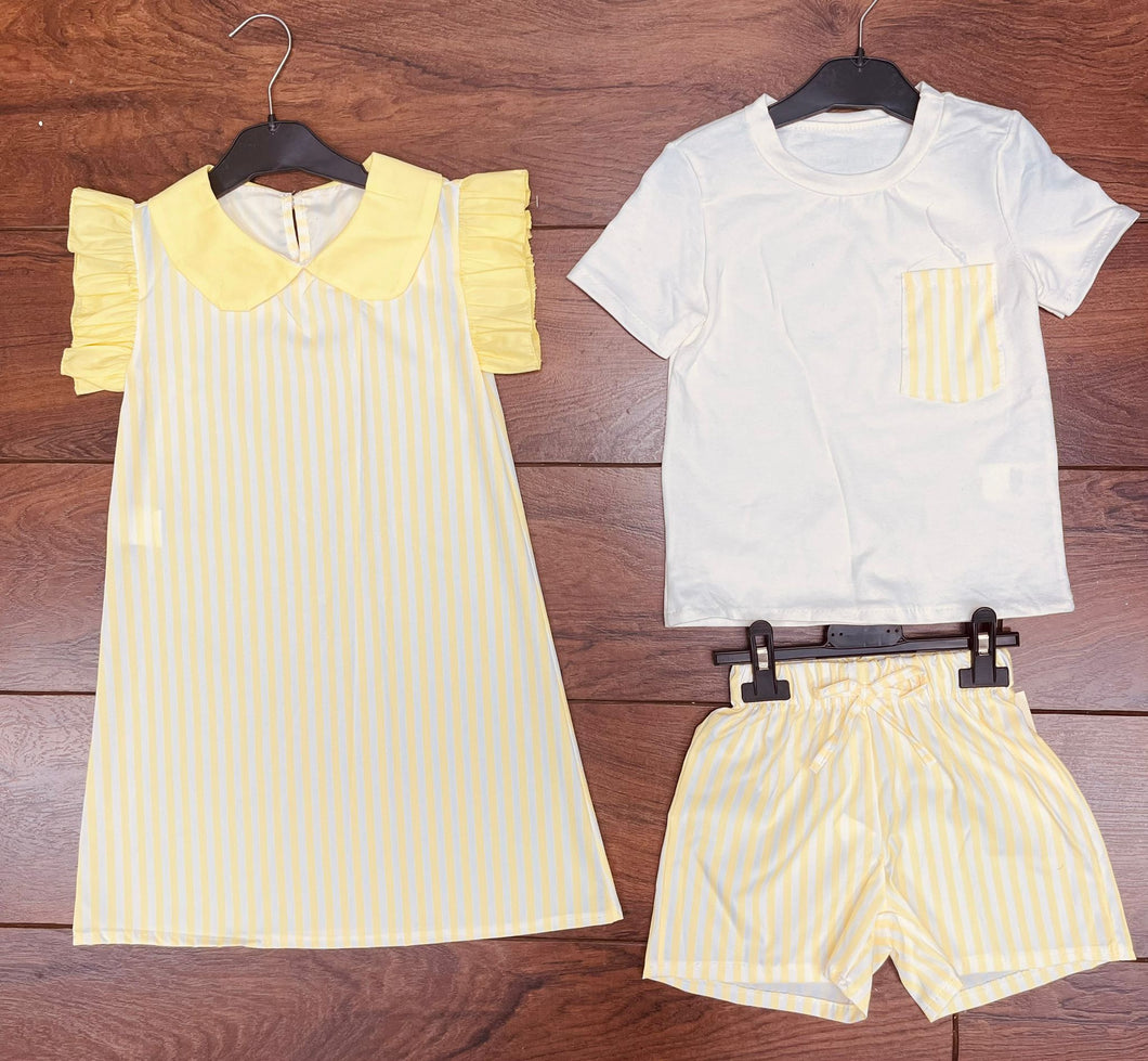 SAMMY LEMON SHORT SET