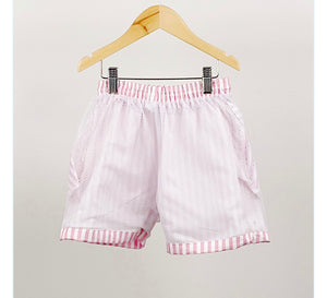 PINK STRIPE SWIMSHORTS