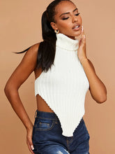 KNITTED CREAM TOP