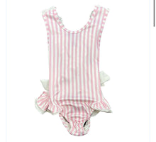 PINK STRIPE SWIMSUIT